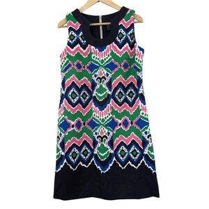 Gabby Skye Blue Green Sleeveless Sheath Mini Dress